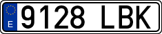 License plates of Spain, Ordinary (2000)