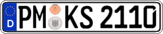 German license plate, Regular plates