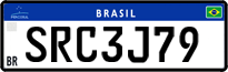 License plate of Brazil, Private owners (Mercosul)