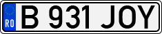 License plate of Romania, Regular plates