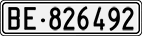 License plate of Switzerland, Cars