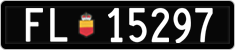 License plate of Liechtenstein, Cars