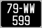 License plate of Ireland, Regular plates