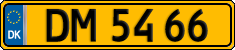 License plate of Denmark, Commercial vehicles