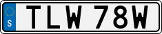 License plate of Sweden, Regular plates