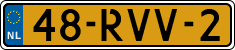 License plate of the Netherlands, Cars