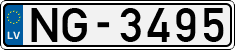 License plate of Latvia, Regular car plates