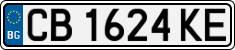 License plate of Bulgaria, Cars