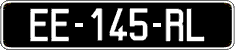 French license plate, SIV (oldtimers)