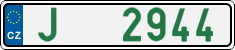 License plate of the Czech Republic, Dealer (2001)