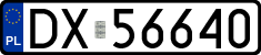 License plates of Poland, Regular car plates