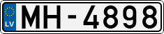 License plate of Latvia, Regular car plates