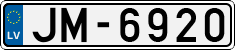 License plate of Latvia, Regular car plates