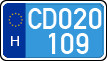 license plates of Hungary, Diplomatic