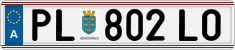 License plate of Austria, Regular plates