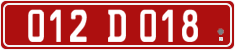 License plate of Georgia, Diplomatic