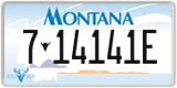 Montana, 1-12345A / 10-1234A