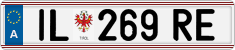 License plate of Austria, Regular plates