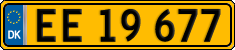 License plate of Denmark, Commercial vehicles