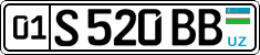 License plate of Uzbekistan, Private owners