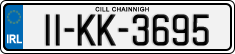 License plate of Ireland, Regular plates