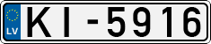 License plate of Latvia, Regular car plates
