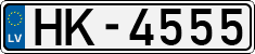 License plate of Latvia, Regular car plates