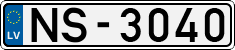 License plate of Latvia, Regular car plates