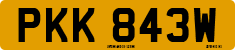 License plate of the United Kingdom, 1963 year system