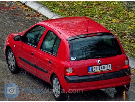 BG 040-HZ, Renault Clio