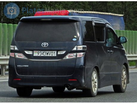 9343WV01, Toyota Vellfire