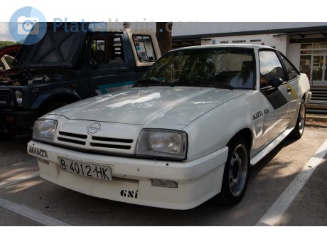 B 4012 HK, Opel Manta