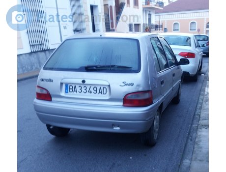 BA 3349 AD, Citroёn Saxo