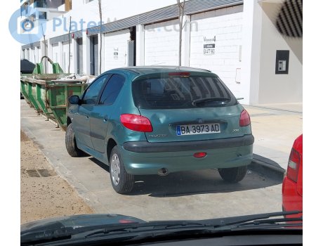 BA 3973 AD, Peugeot 206