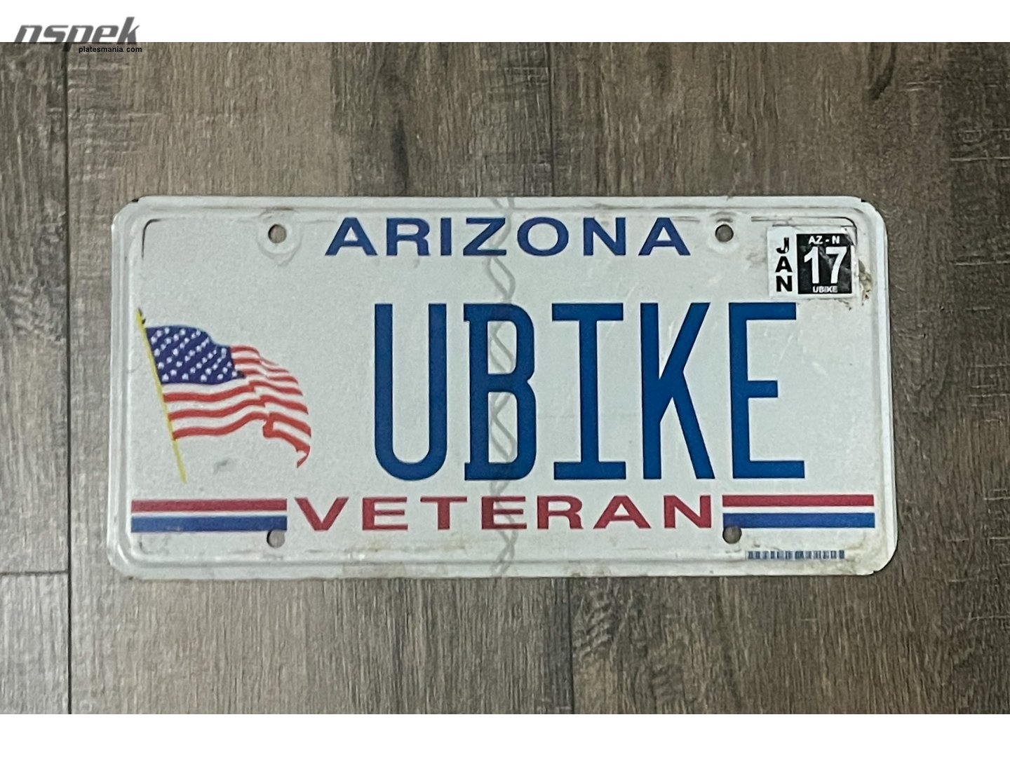 UBIKE, License plate without vehicle 