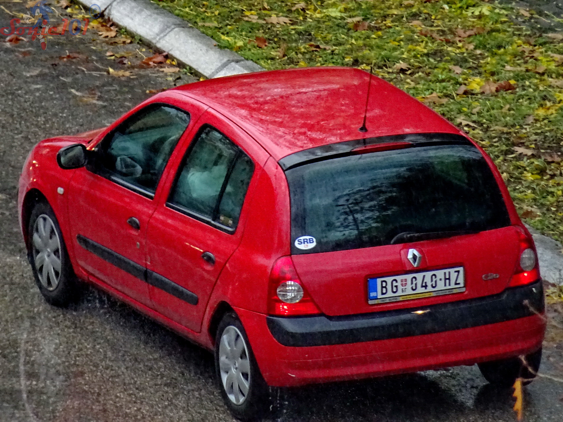 BG 040-HZ, Renault Clio 2nd gen 5-door Hatch (B65), 1st facelift, 2001–2006
