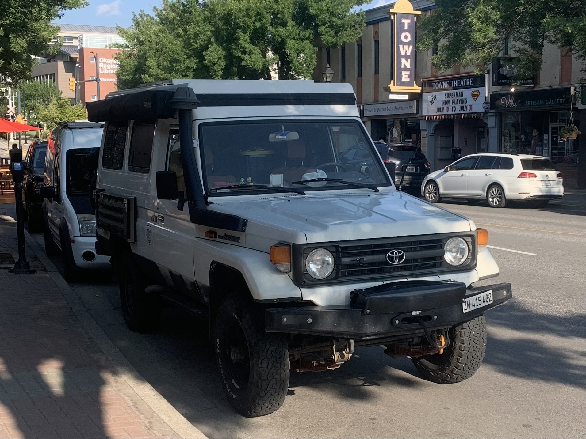 ZH 415402, Toyota Land Cruiser 70 3-door Troop Carrier (J75/J78), 1984–2007