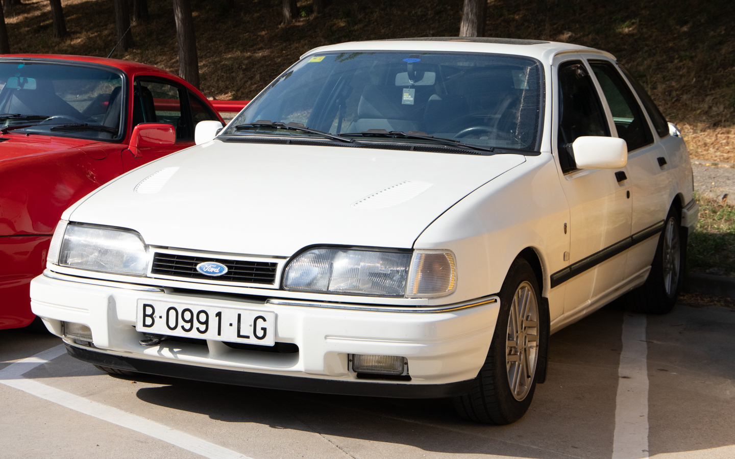 B 0991 LG, Ford Sierra 1st gen 5-door Liftback (BAG/GBG), facelift, 1987–1993