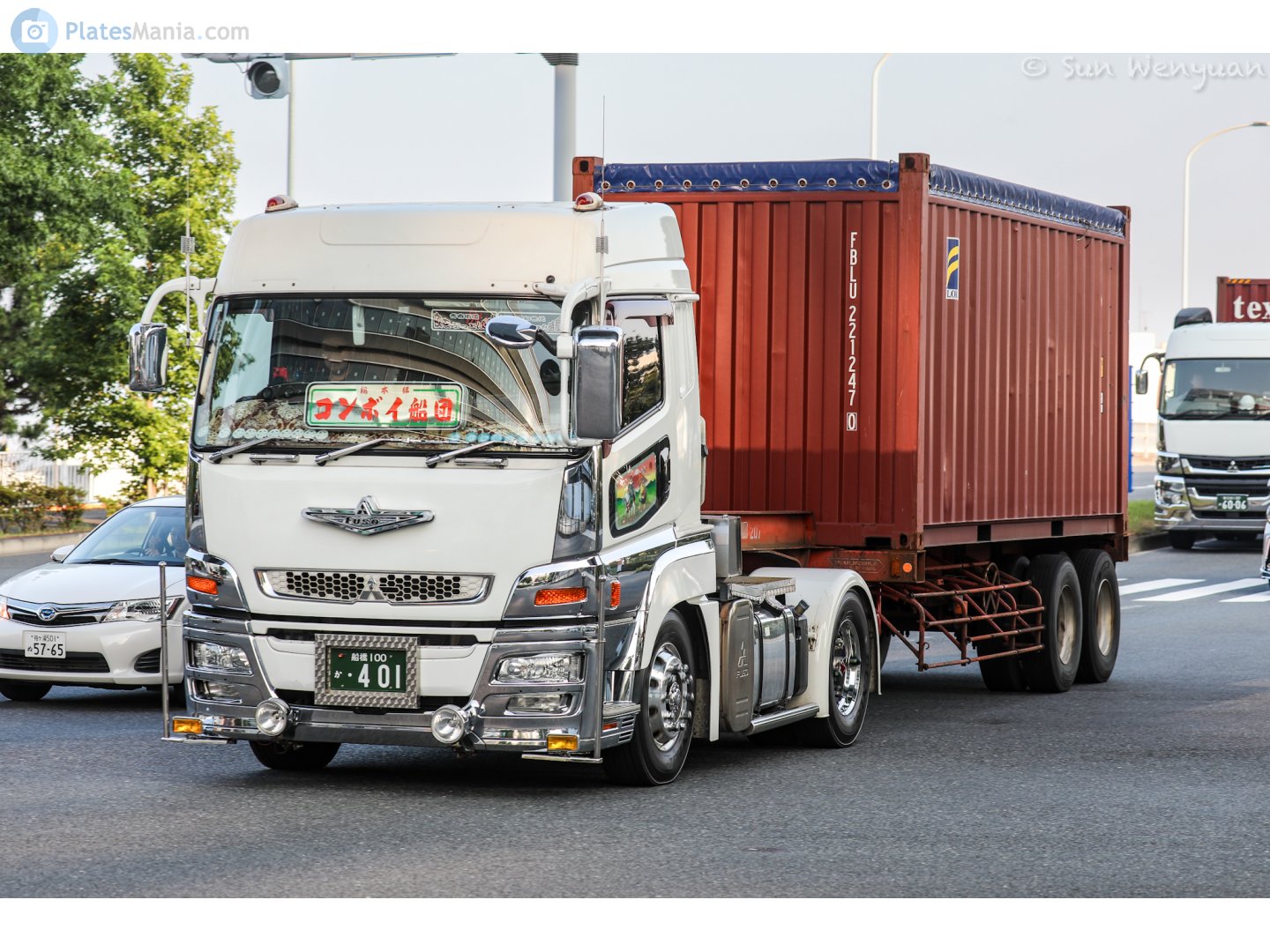 船橋 100 か 401, Mitsubishi Fuso Super Great 1st gen, facelift, 2007–2017