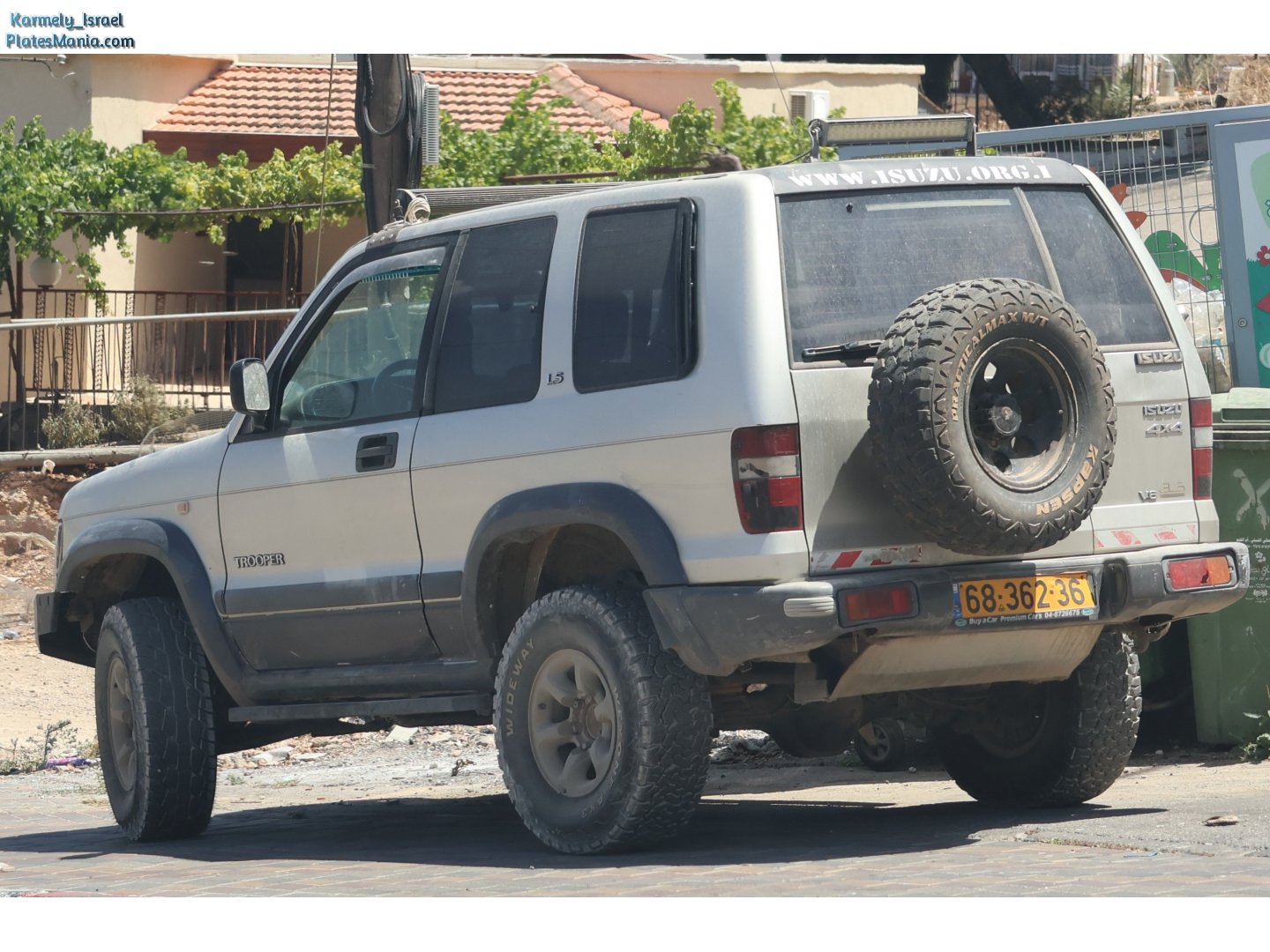 68-362-36, Isuzu Trooper 2nd gen, 3-door, 1991-2002
