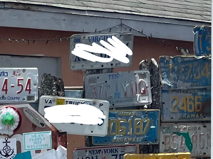 372 YDQ, License plate without vehicle 