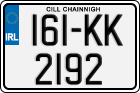 License plate of Ireland, Regular plates