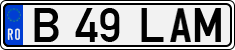 License plate of Romania, Regular plates