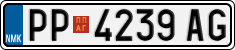 License plate of North Macedonia, Regular plates (2012)