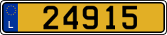 License plate of Luxembourg, Vanity Plates