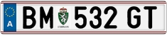 License plate of Austria, Regular plates