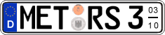 German license plate, Seasonal plates