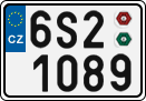 License plate of the Czech Republic, Cars (2001)