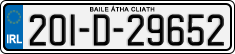 License plate of Ireland, Regular plates