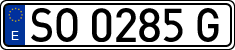 License plates of Spain, 1971 year series